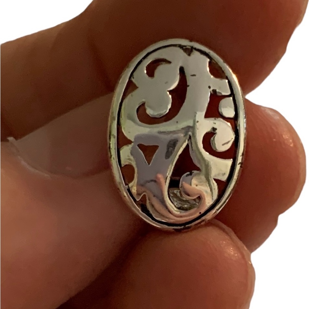 Sterling silver filigree earrings. Vintage. Stamped.925 Thailand